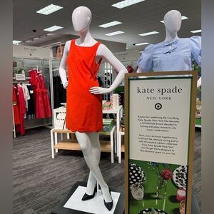 Kate Spade New York x Target Red Scallop-Hem Dress
